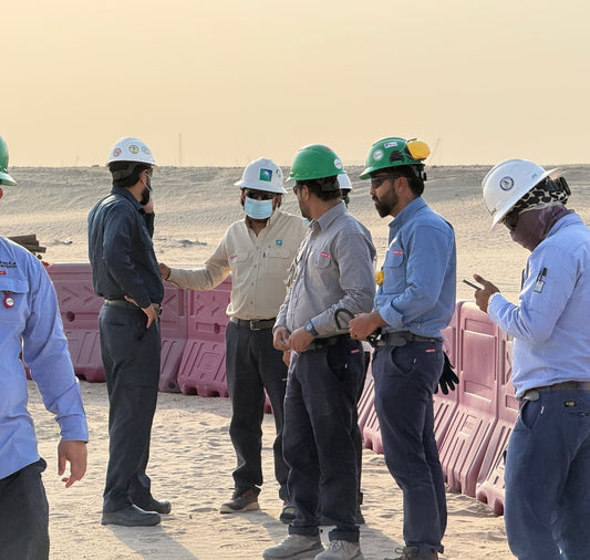 civil site engineers in Saudi Arabia covering soil, concrete, testing standards