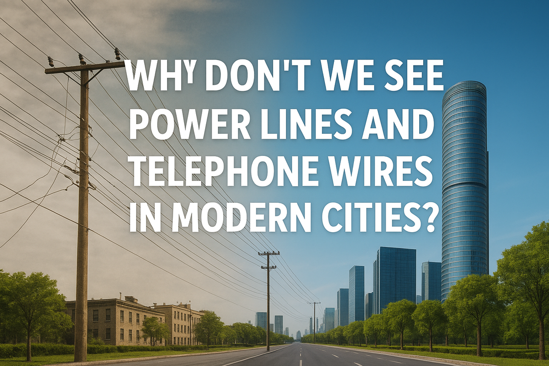 Why Don’t We See Power Lines and Telephone Wires in Modern Cities?