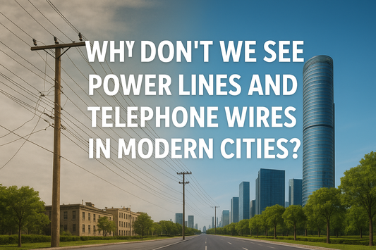 Why Don’t We See Power Lines and Telephone Wires in Modern Cities?